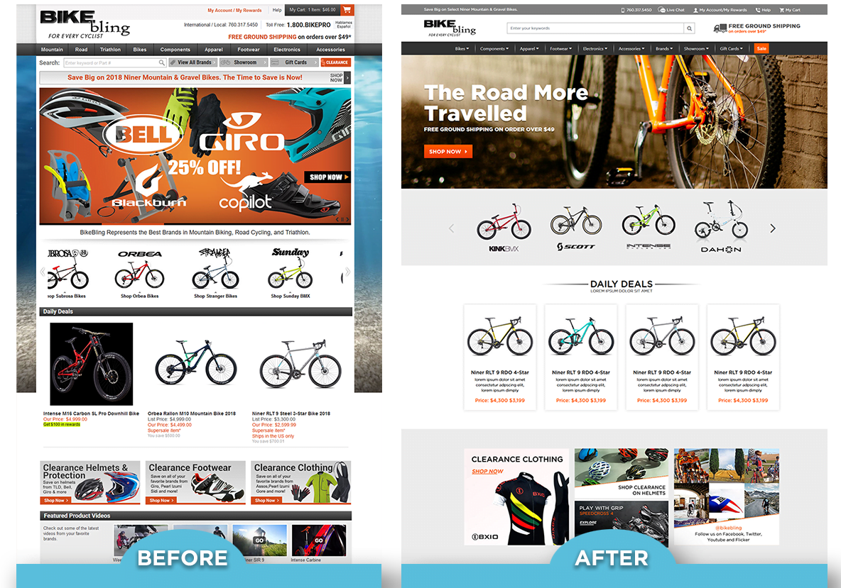 bikebling.com - Volusion Design and Development