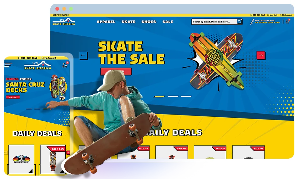 Design, Development & SEO for SkateAmerica.com awards 2023 Design, Development & SEO for SkateAmerica.com awards 2023