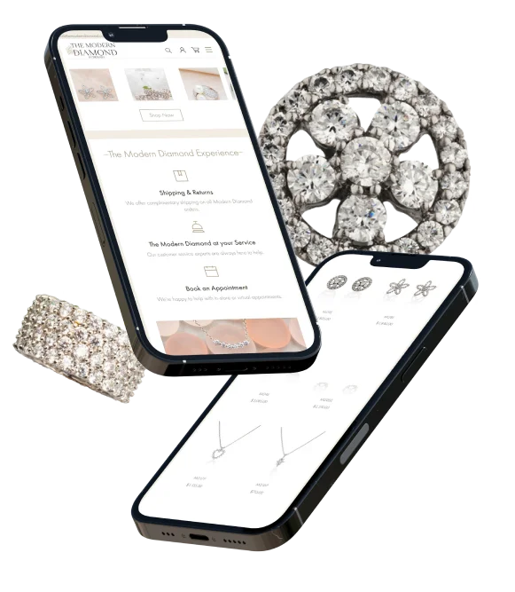 Fashion web design concept