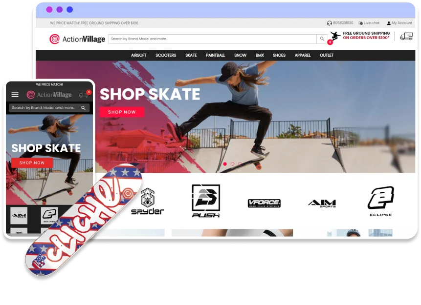 Responsive design case study for actionvillage Responsive design case study for actionvillage