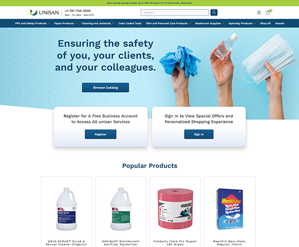 unisandirect.com unisandirect.com - BigCommerce expert