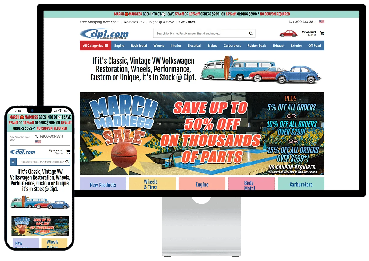 automotive industry Website Development Services