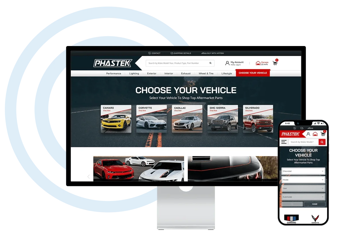 automotive industry web design