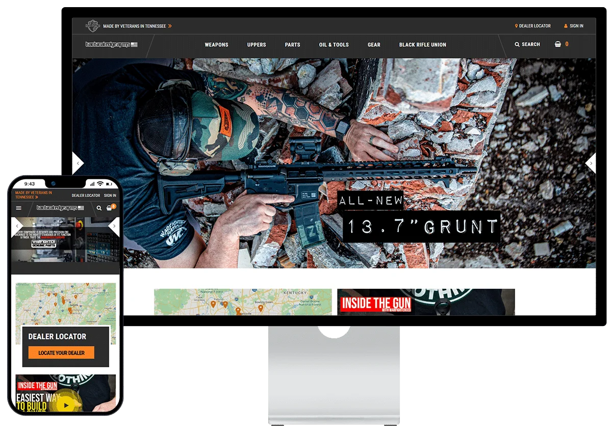 Firearms industry Website Development Services