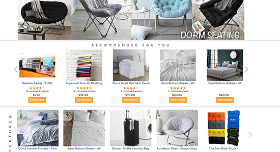 Product Recommendation Slider