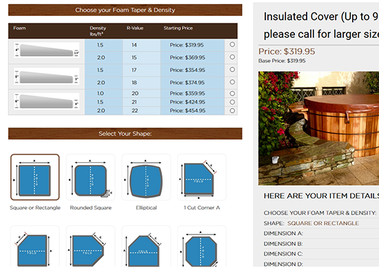 Dynamically calculated product price