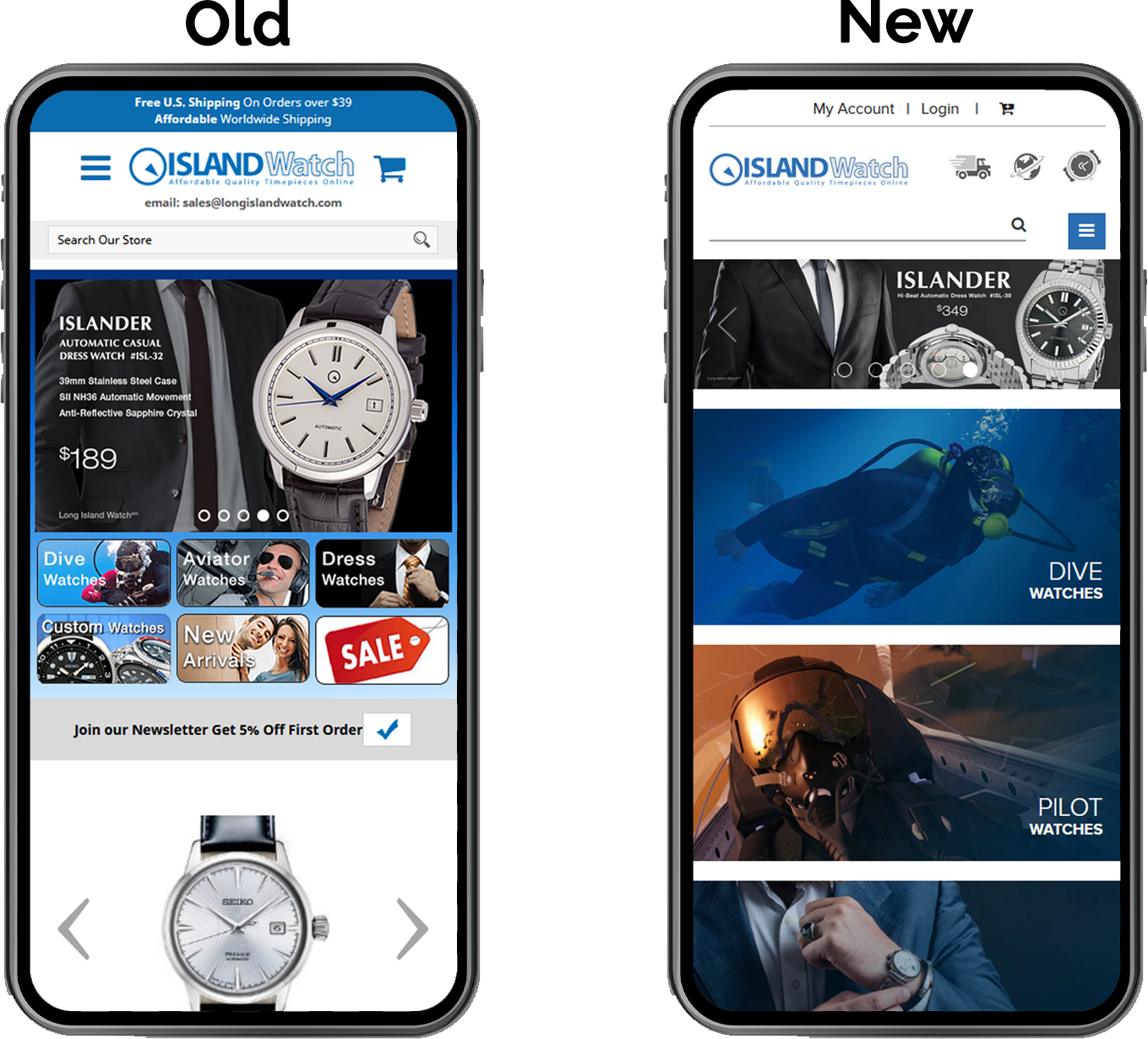 Island Watch - BigCommerce Design and Development