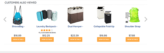 Browser History Based Shopping