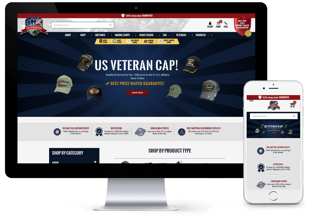 VetFriends.com - BigCommerce Design