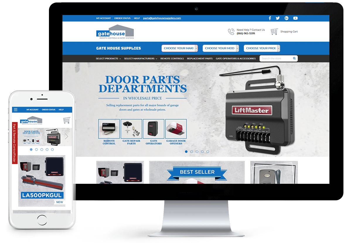 gatehousesupplies.com - BigCommerce Design and Development and data migration