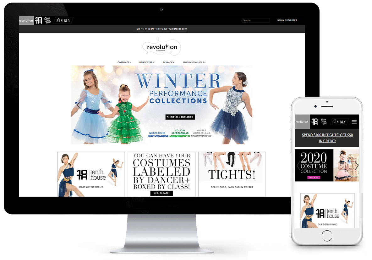 revolutiondance.com - BigCommerce Data Sync with Visual 2000