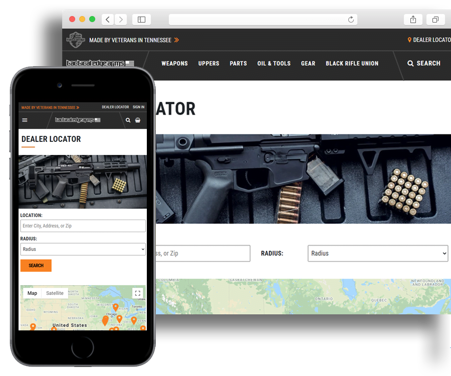 Tactical-Edgearms.com - Custom Dealor Locator