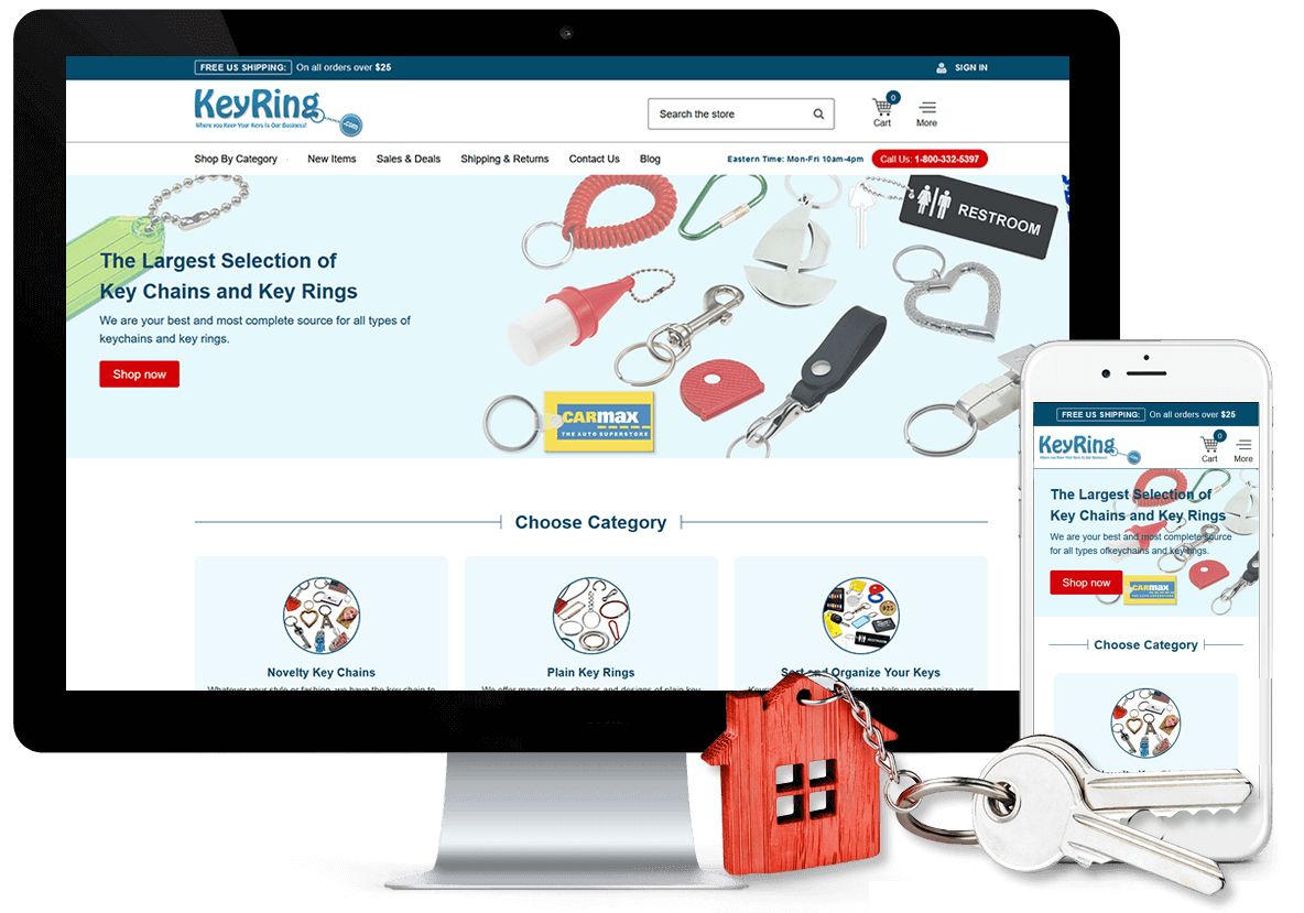 Keyring.com - BigCommerce Design