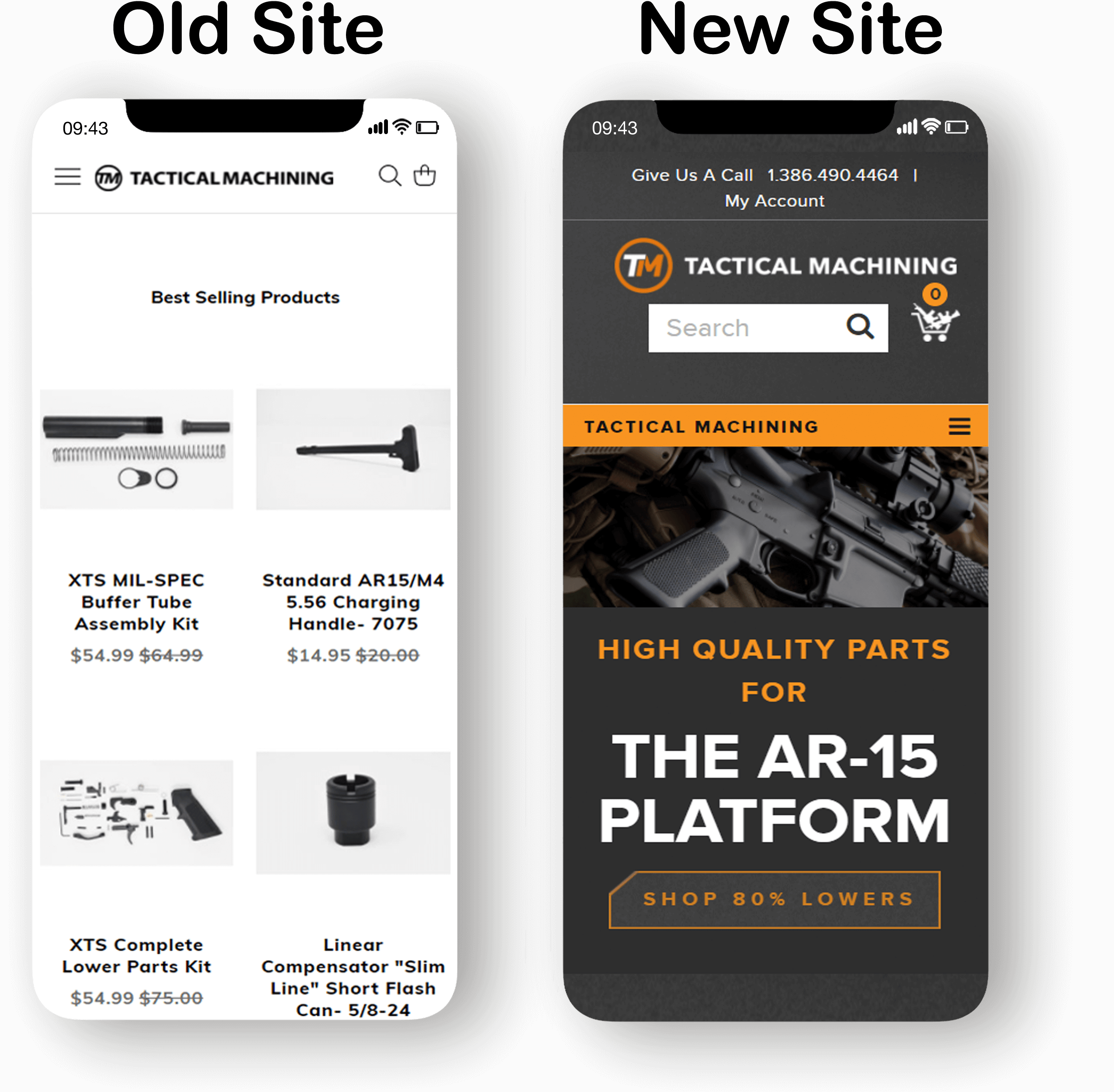 TacticalMachining - BigCommerce Design and Development