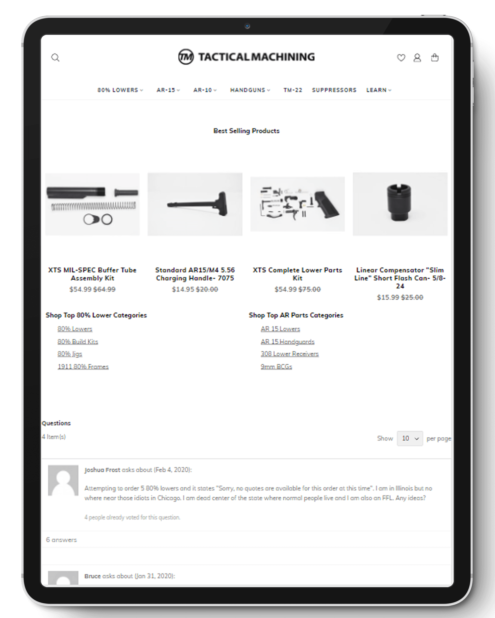 TacticalMachining Old Website