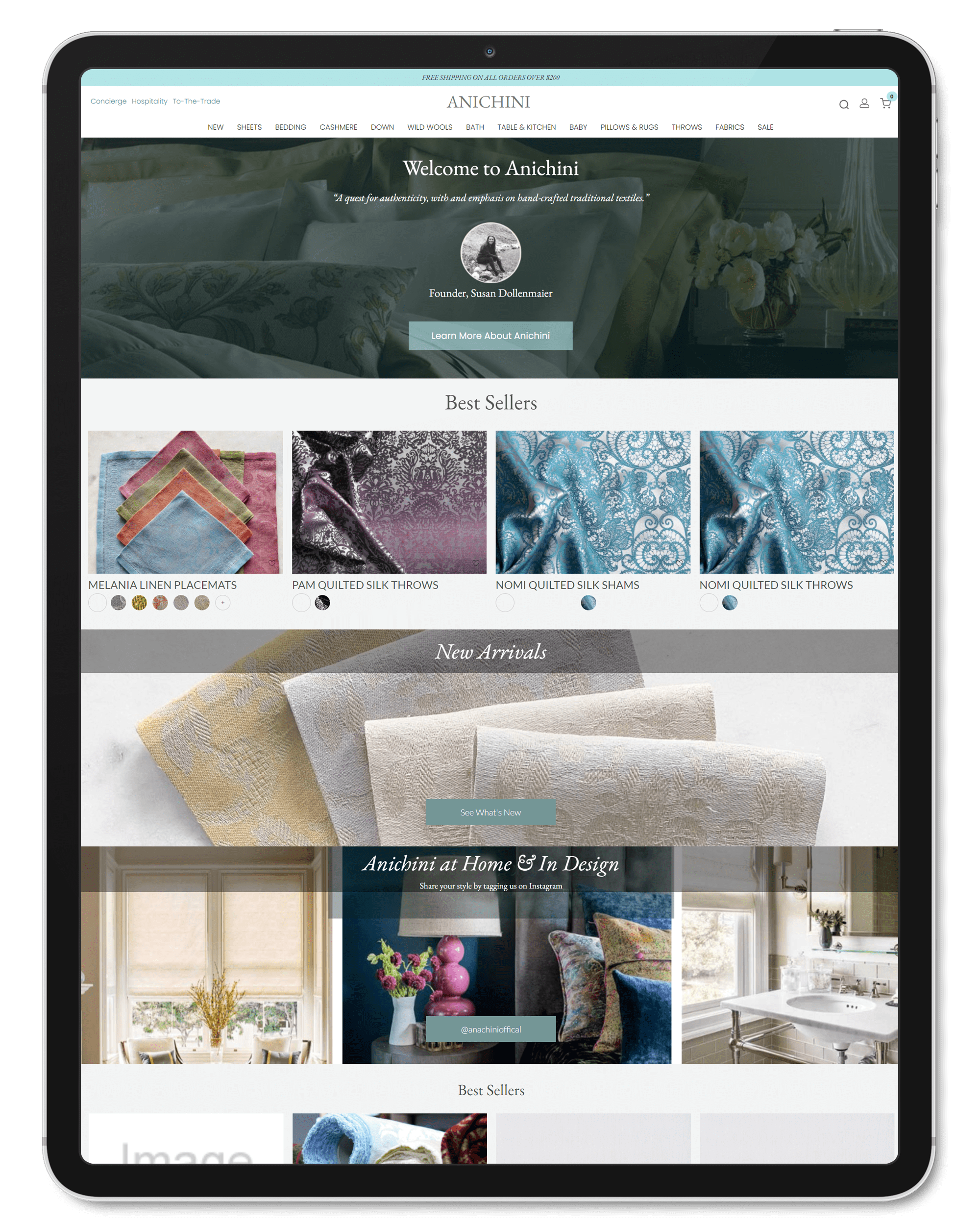 Anichini - BigCommerce Design and Development
