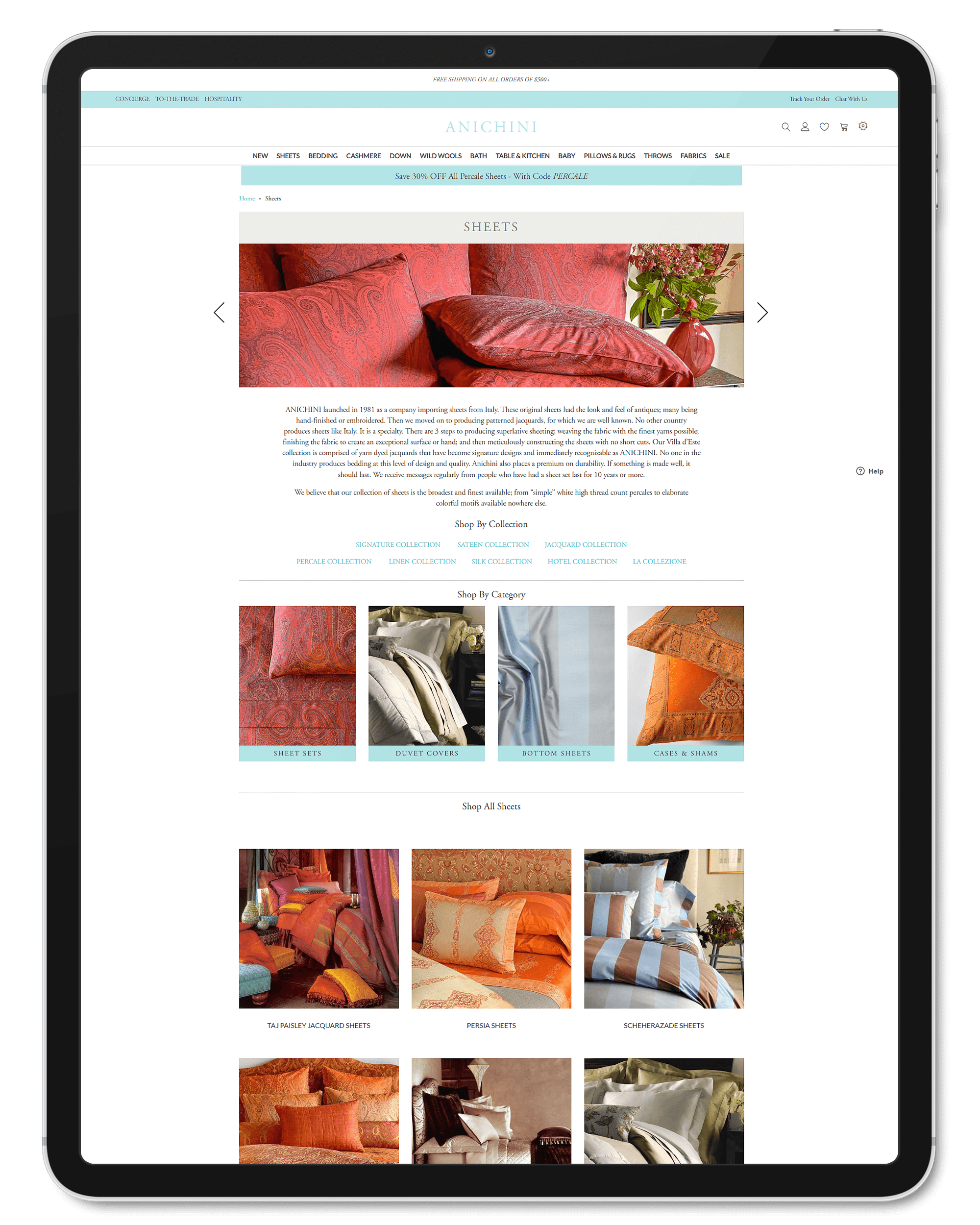Anichini - BigCommerce Design and Development