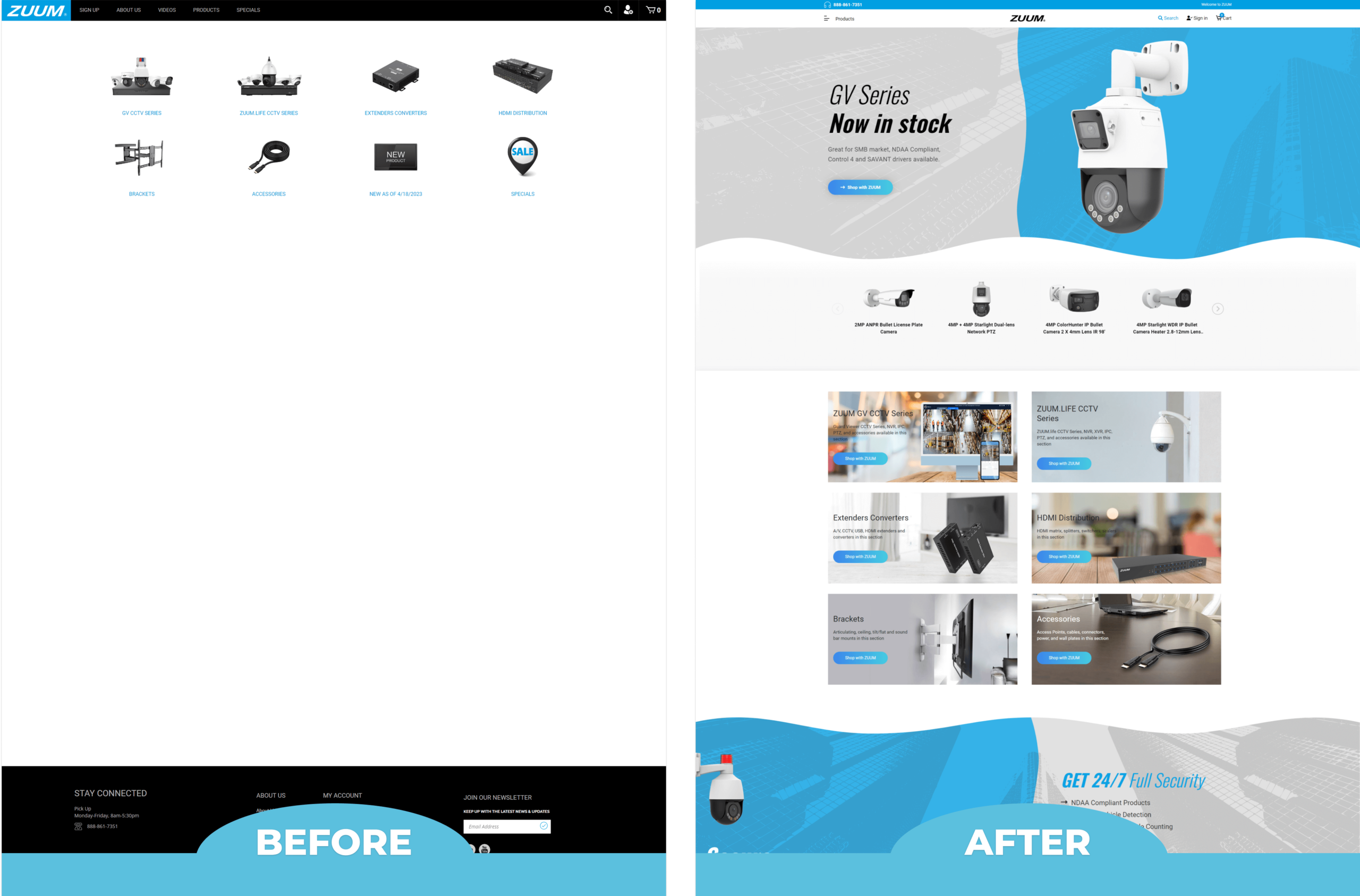 Zuum Media - BigCommerce Site Redesign