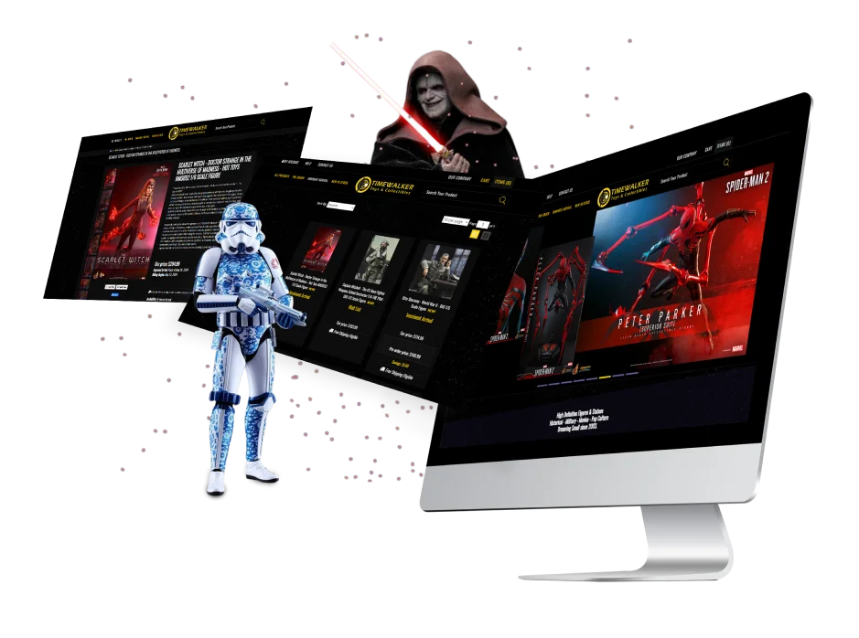 Timewalkertoys.com website redesign