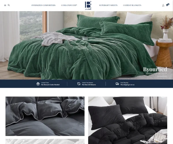 Portfolio: WordPress Development Services for byourbed.com Portfolio: WordPress Development Services for byourbed.com