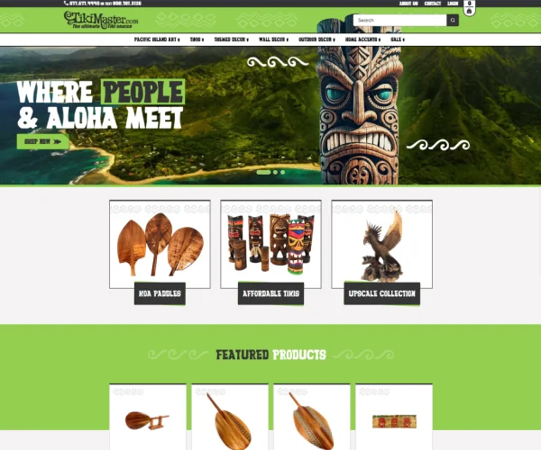 Portfolio: BigCommerce Development Services for Tikimaster.com Portfolio: BigCommerce Development Services for Tikimaster.com