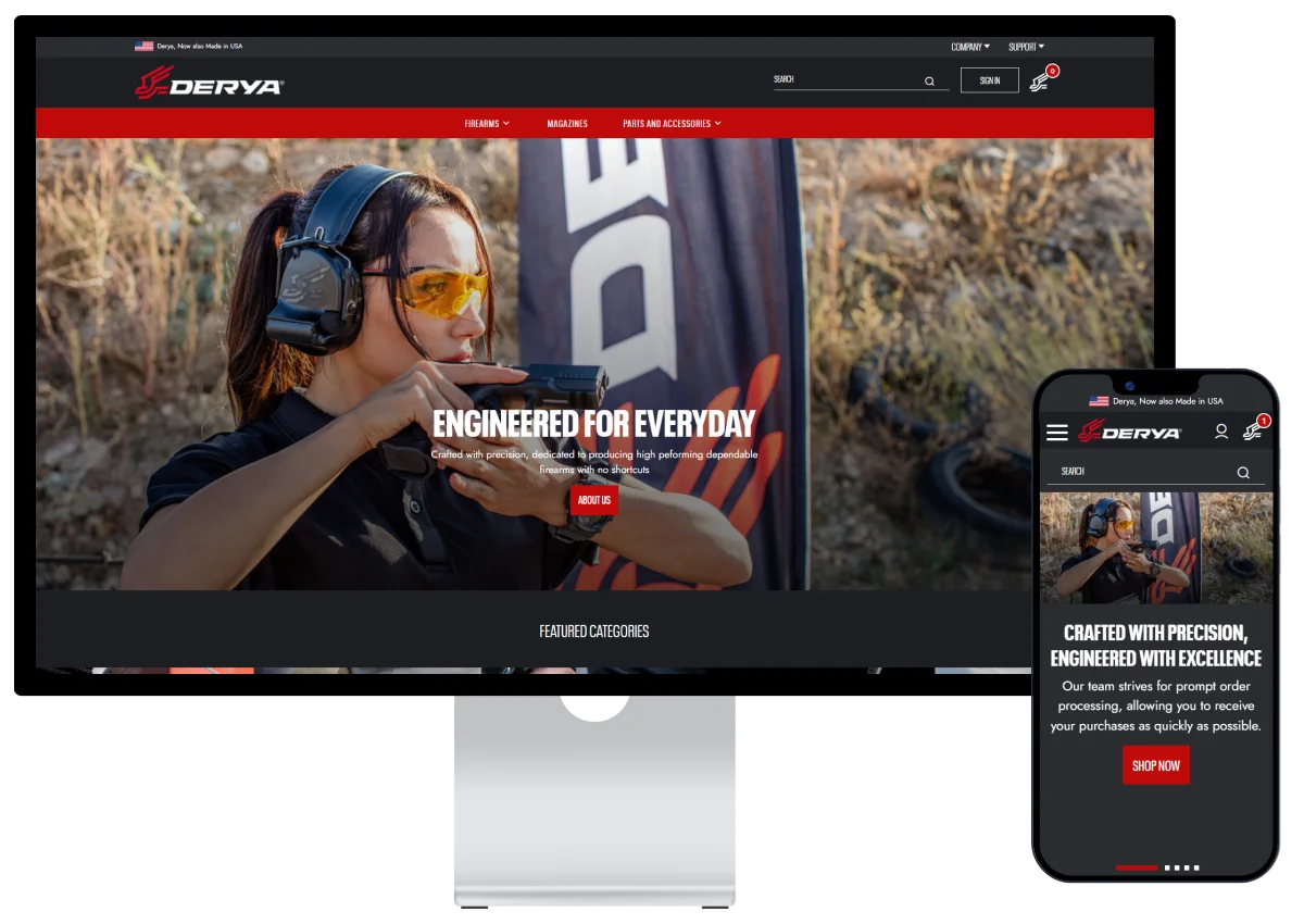 Derya BigCommerce Website Design + Build