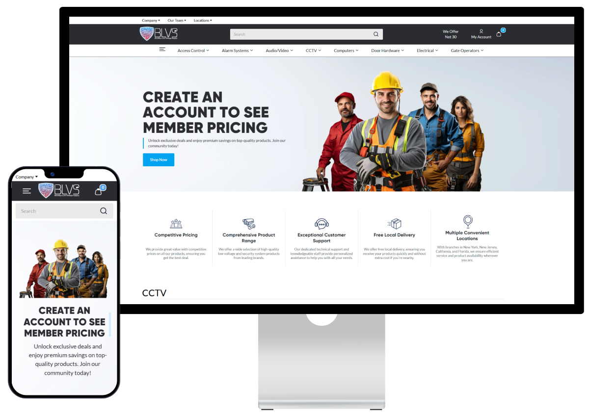 Brookyln Low Voltage Supply BigCommerce Migration